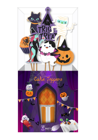 Halloween Baking Cupcake Sticker Set HHW039